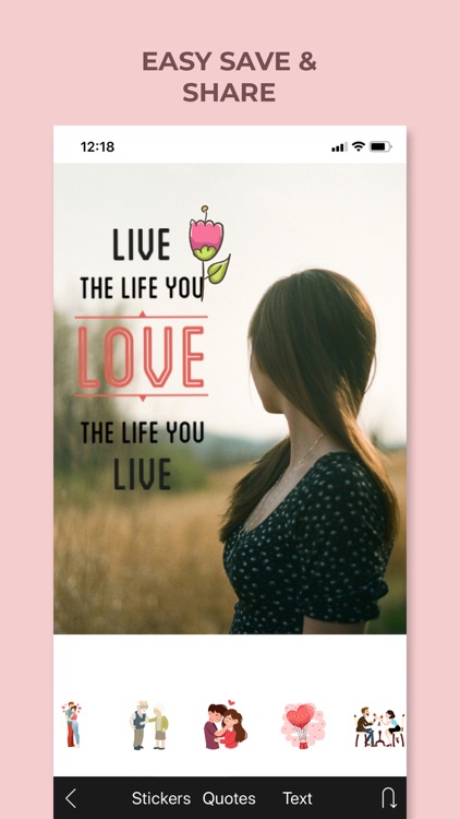 Love Stickers and Quotes