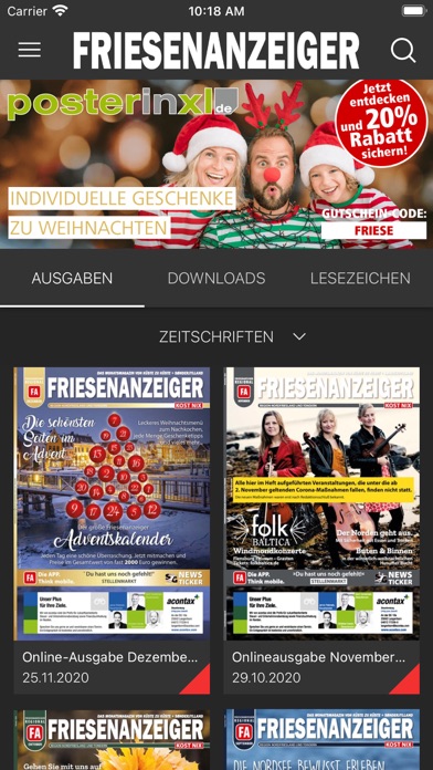 Friesenanzeiger screenshot 2