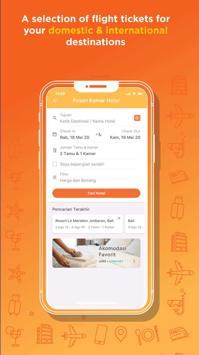 Pegipegi Hotel Flight Train