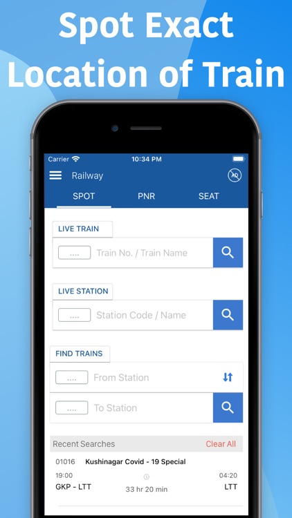 Where is my train : Railway