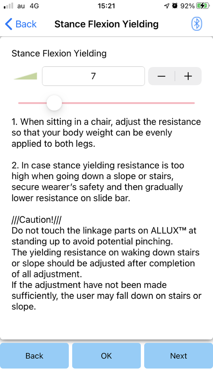 ALLUX2 Adjustment app