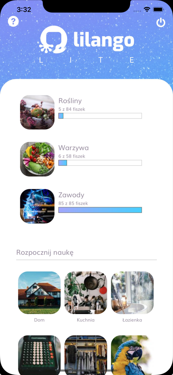 Lilango LITE Fiszki angielskie