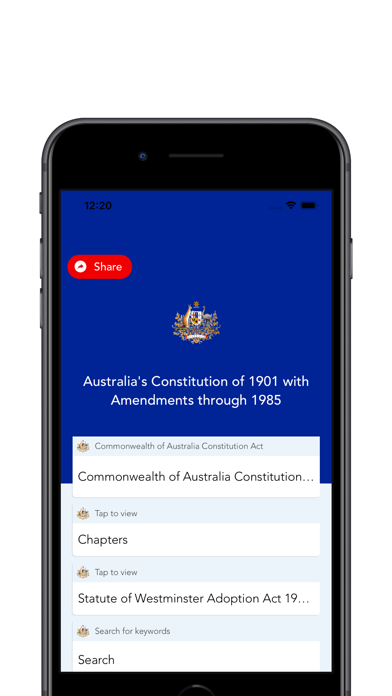 How to cancel & delete Australia's Constitution from iphone & ipad 1