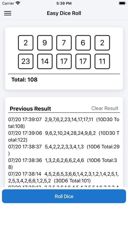 Easy Dice Roll screenshot-4