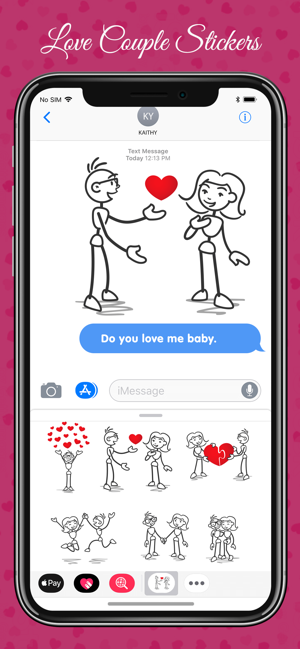 Love Couple Stickers Messages(圖2)-速報App