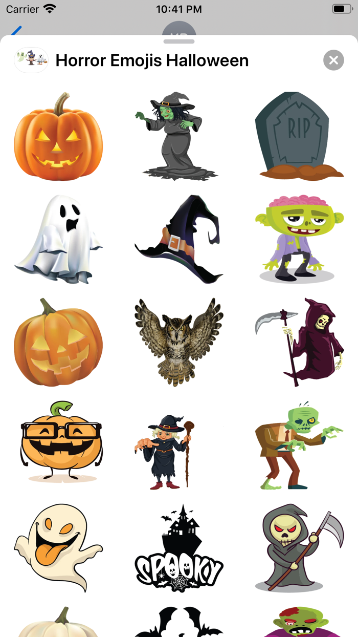 Horror Emojis halloween