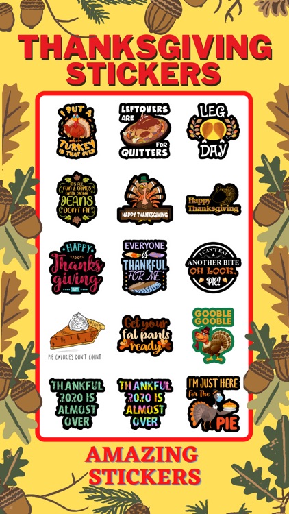 Thanksgiving Stickers ^_^