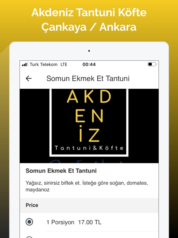 Akdeniz Tantuni Köfte