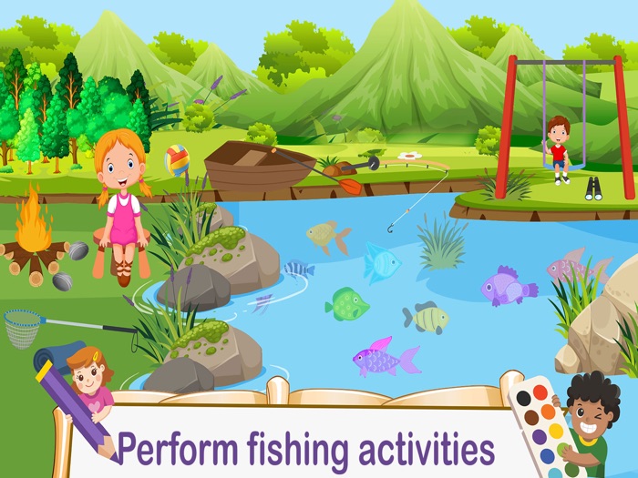 Pretend Play wildlife Camping