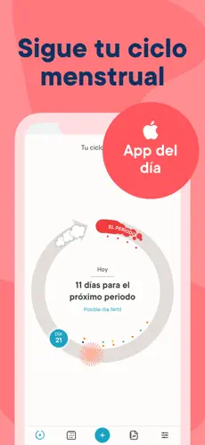 Screenshot 1 Clue - Calendario Menstrual iphone