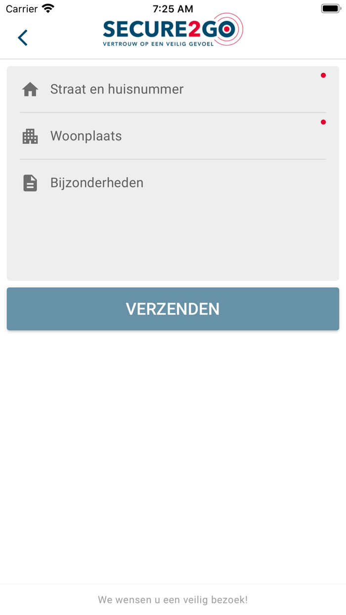 Adres Registratie App