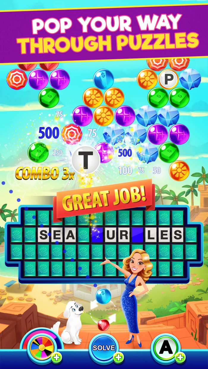 Wheel Of Fortune Bubble Pop