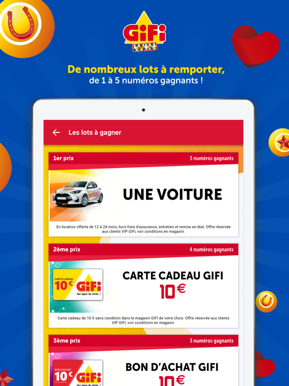 Télécharger GIFI WIN (Gratuit) iPhone & iPad - Jeux - App Store