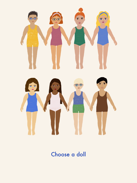 Dress up a paper doll game Dress up a paper doll game