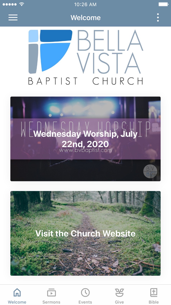 Bella Vista Baptist Church App