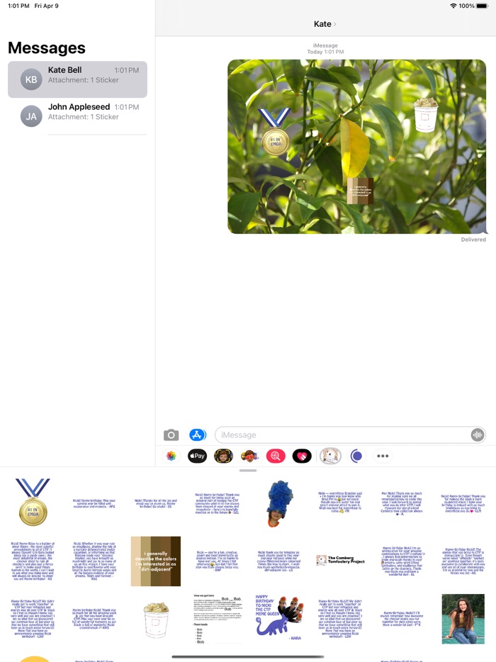 Camberg Tomfoolery Stickers