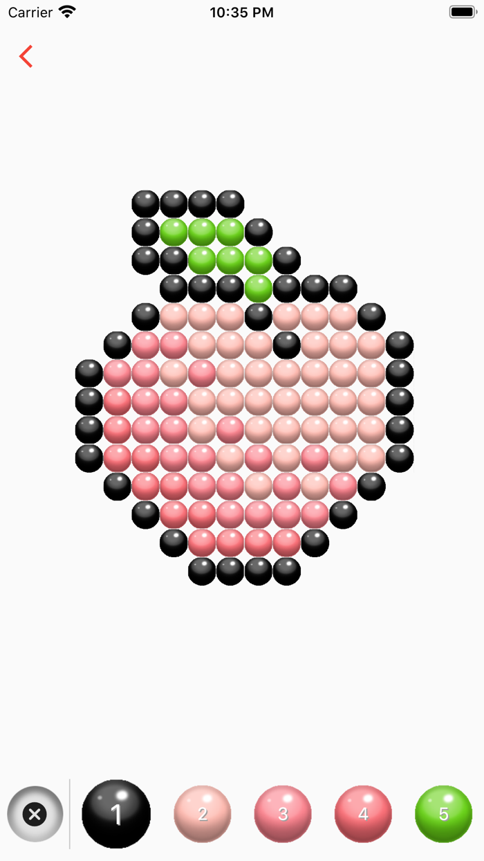 beads Art - color by number