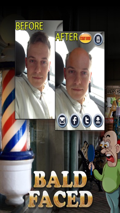 How to cancel & delete BaldFaced - The Bald Head Photo Booth from iphone & ipad 2