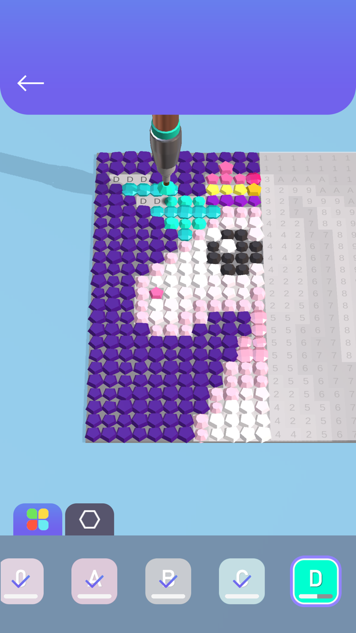 Diamond Painting ASMR Coloring