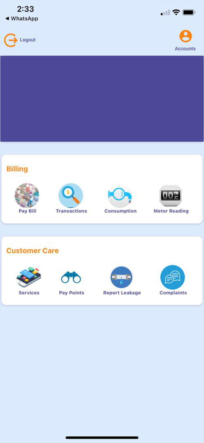 Lusaka Water Supply App