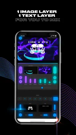 Game screenshot DJVJ - visuals for music hack