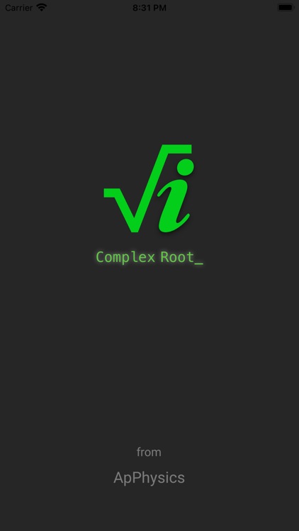 Complex Root