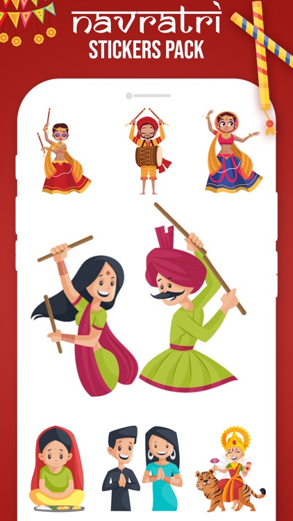 Navratri Stickers!