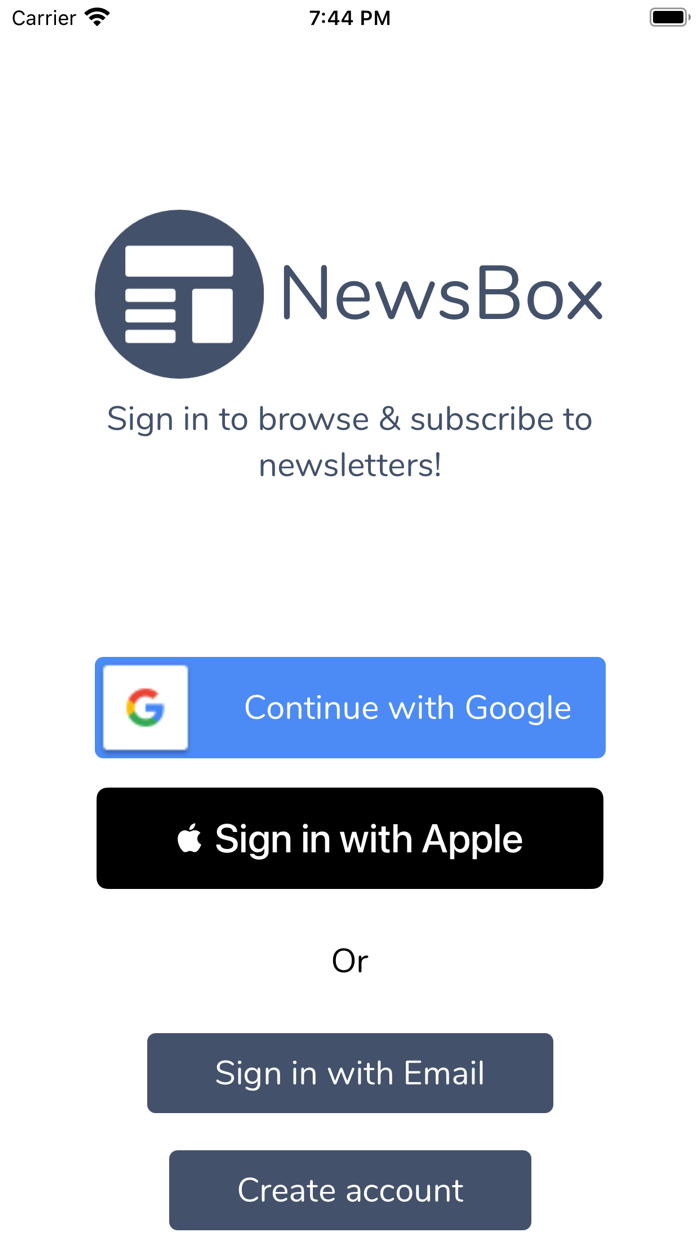 NewsBox Subscribe, Read, Save