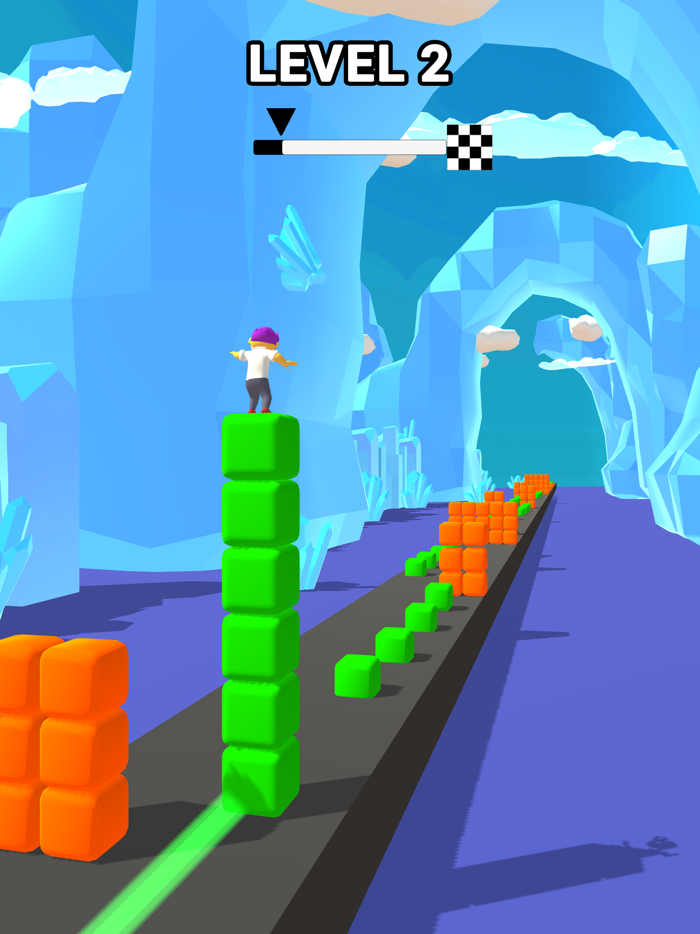 Color Rider 3D - Cube Tower