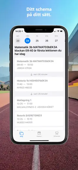 Game screenshot Ditt Skolschema hack