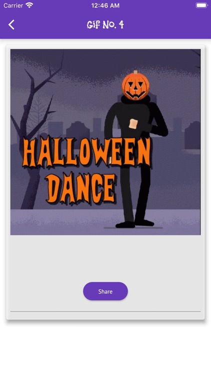 Halloween Wishes Gif Image Sms screenshot-3