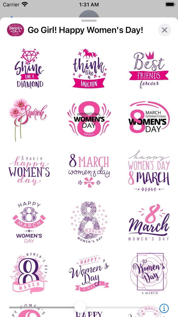 Go Girl Happy Womens Day