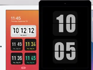 스크린샷 1 Reloj giratorio- Reloj digital iphone