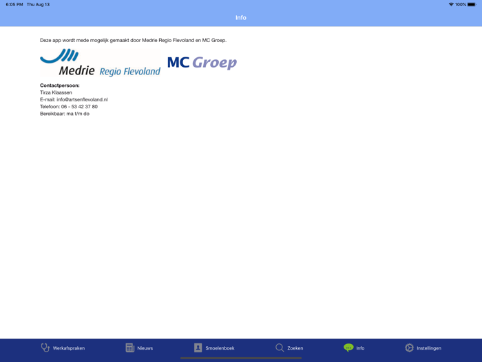 artsen Flevoland Werkafspraken