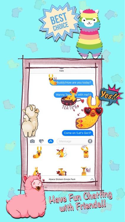 Alpaca Stickers Emojis Pack screenshot-3
