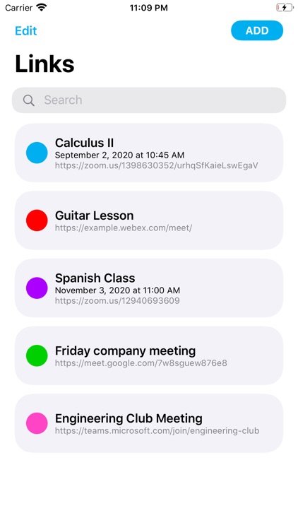 Clink – Meeting Link Manager
