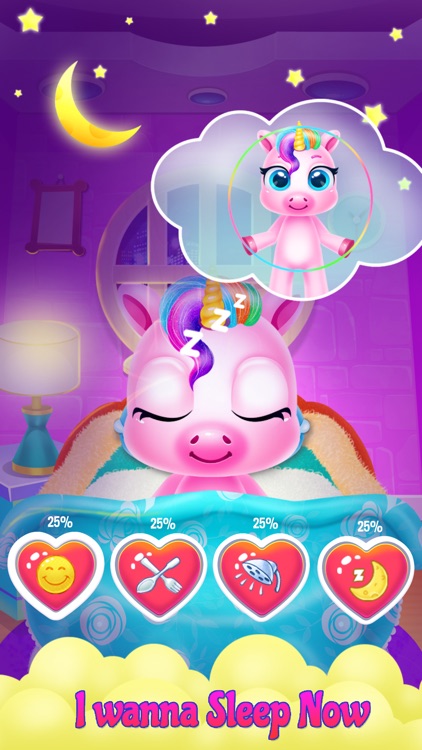 Rainbow Unicorn Daily Caring screenshot-4