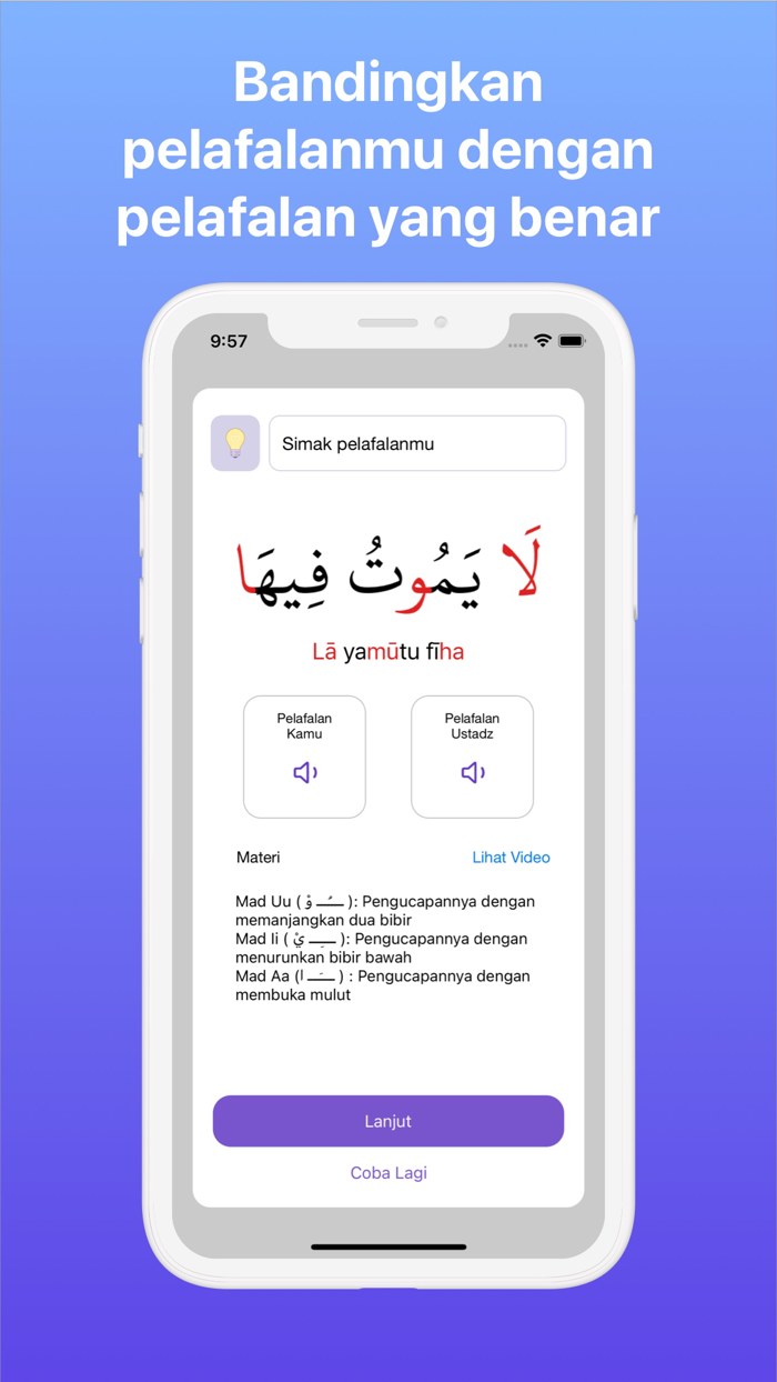 Qiroah - Latihan baca Al-Quran
