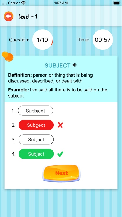 English Learning Quiz Game screenshot-4