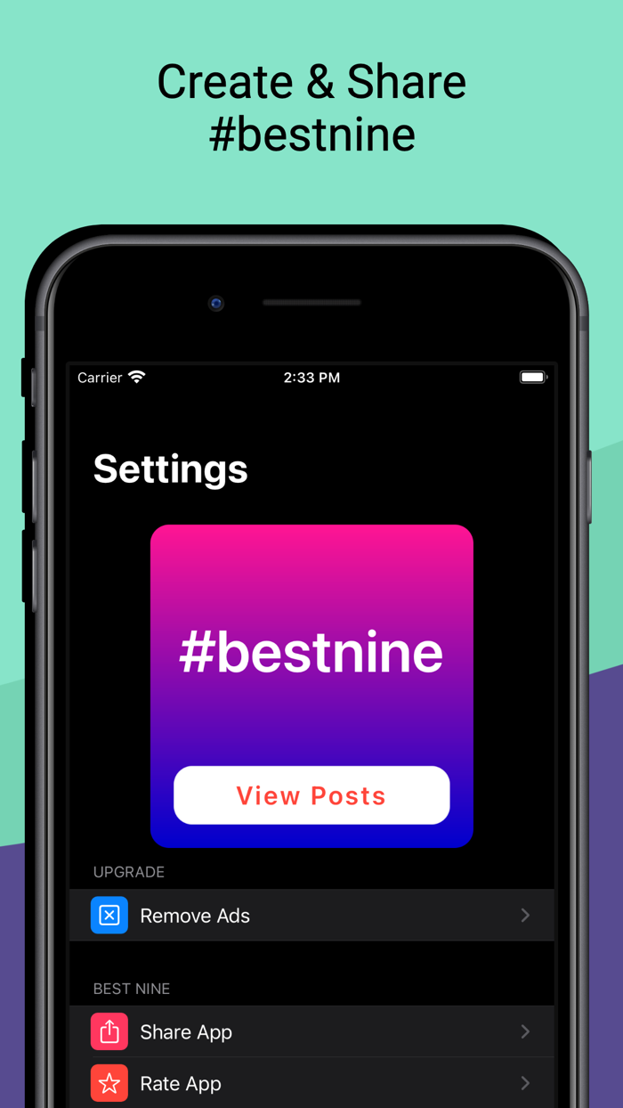 Best Nine for TikTok