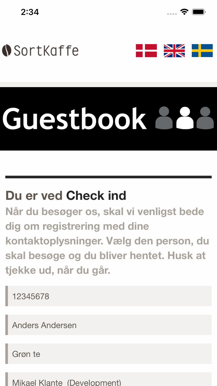 Guestbook SmartApp