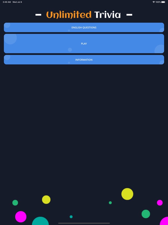 Unlimited Trivia On The App Store