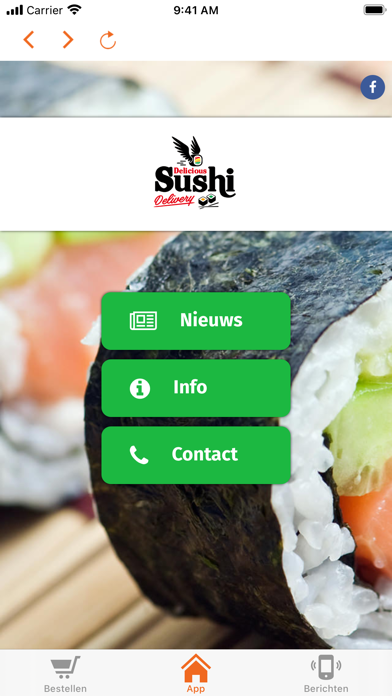 How to cancel & delete Delicious Sushi from iphone & ipad 1