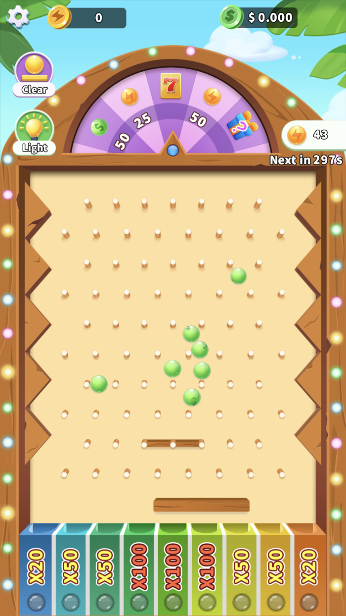 Dropping ball - Classic game