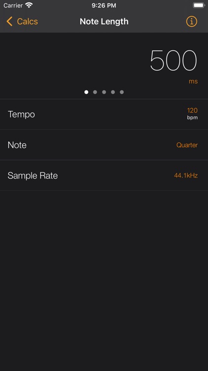 Audiofile Calc