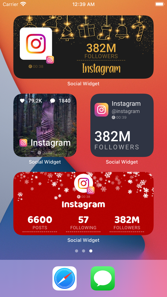 Social Widget Pro  Counter