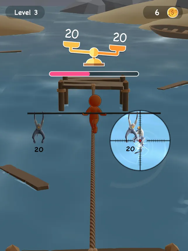 Billy Balance: Sniper, game for IOS