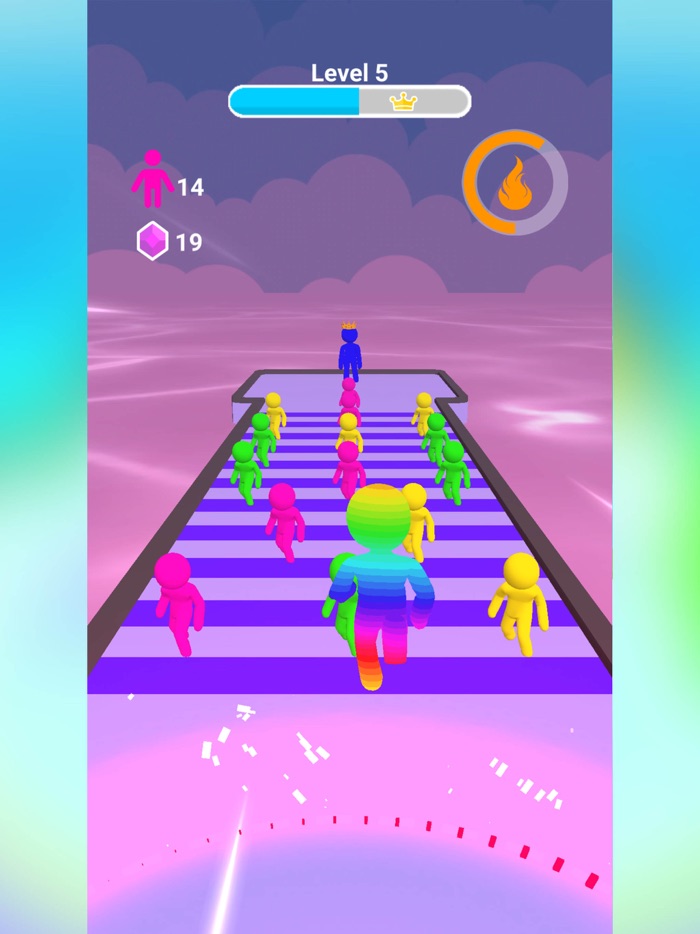 Giant Runner crowd switch 3D