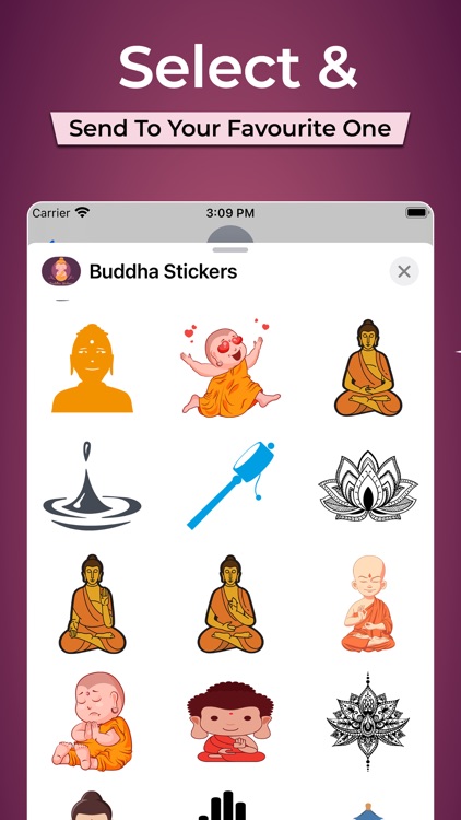 Buddha God Stickers