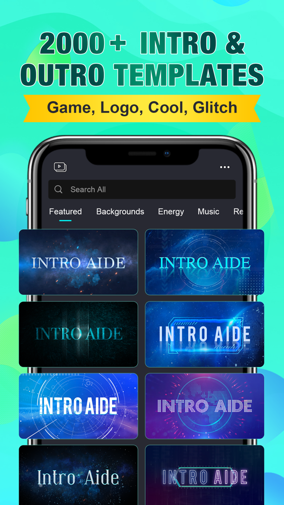outro maker intro iphone aide app screenshots